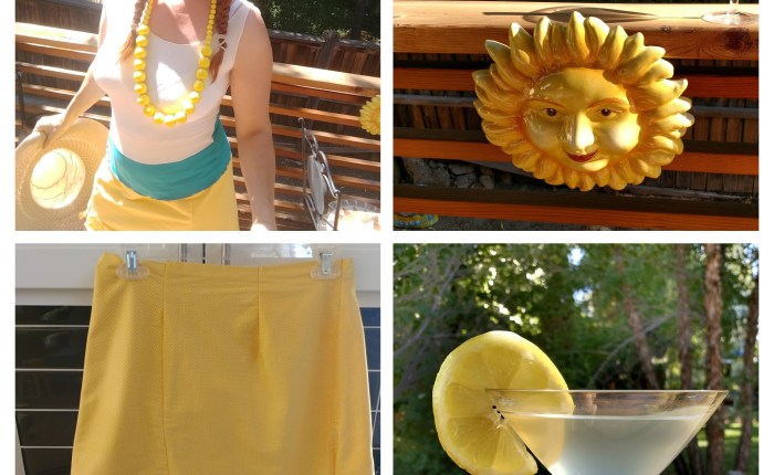 I MADE A SUMMER TANK TOP (AND A YELLOW SKIRT&nbsp;TOO!)