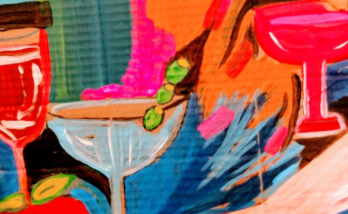 “I’d like a Martini”. My painting&nbsp;today.