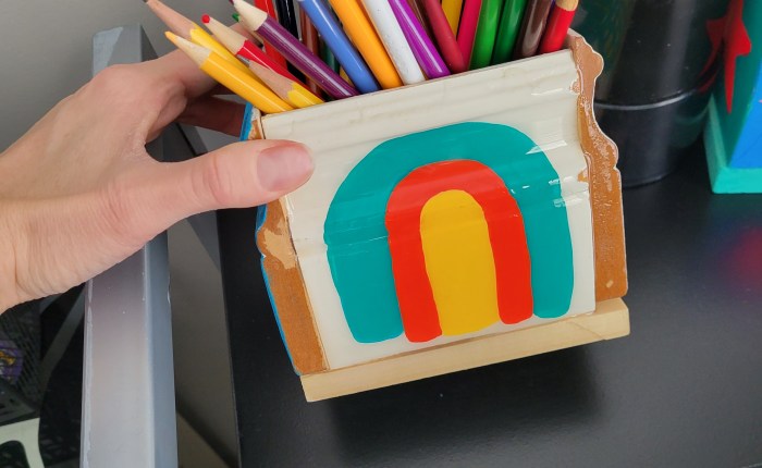 Pencil Box from Old&nbsp;Baseboards